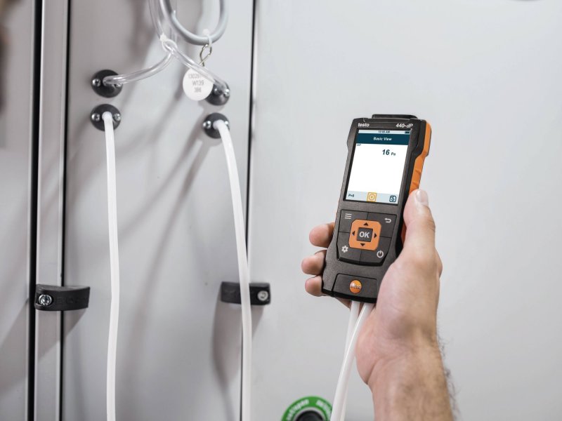 Testo 440 dP - Prístroj na meranie klimatických veličín s diferenčným tlakom